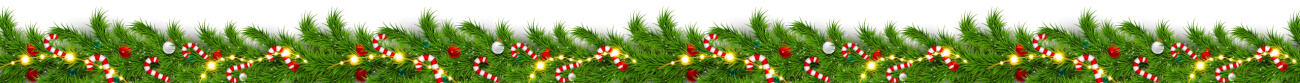 christmas pine footer